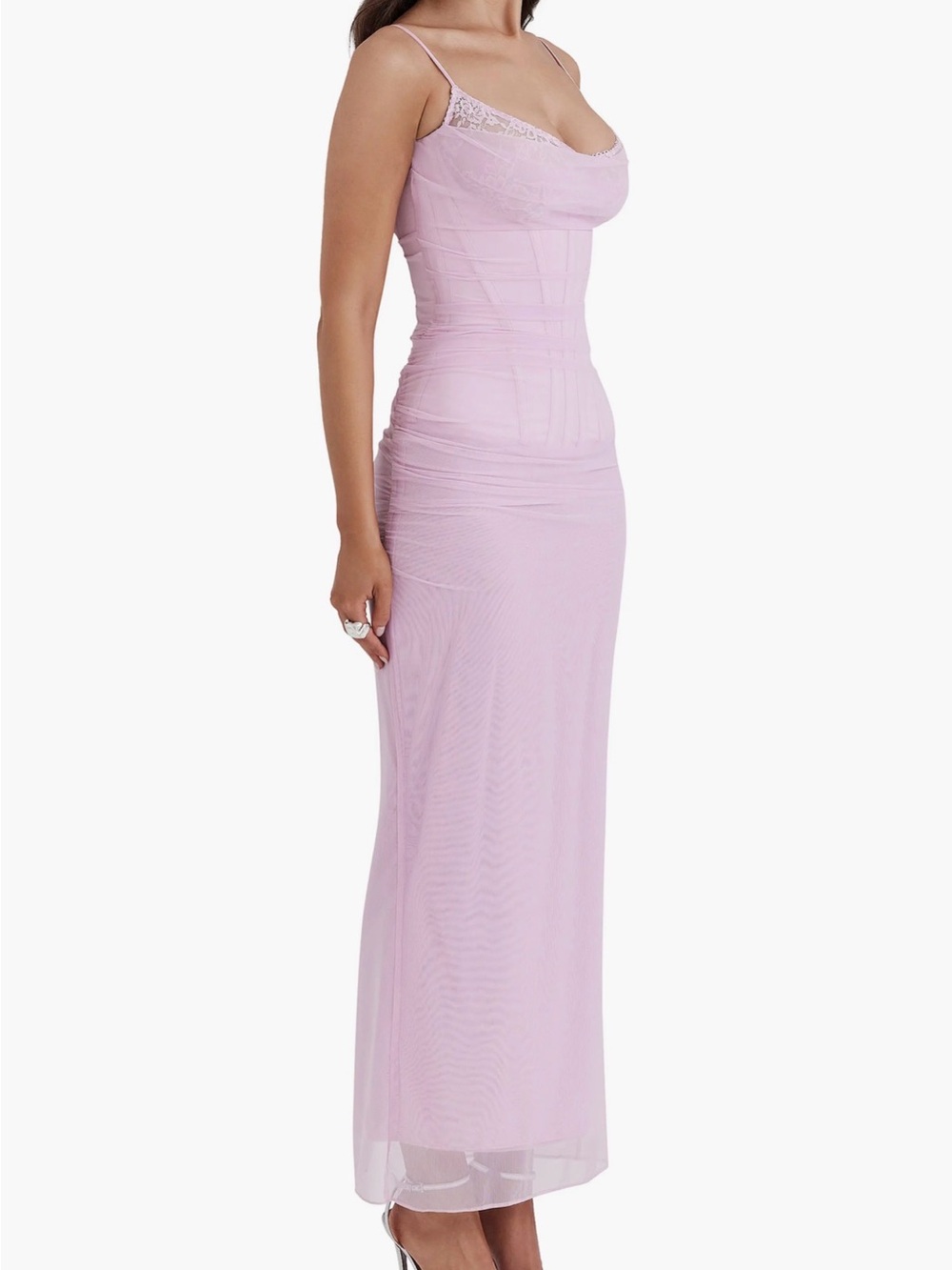 House of CB Nalini Mesh Corset Dress - Picture 4 of 8